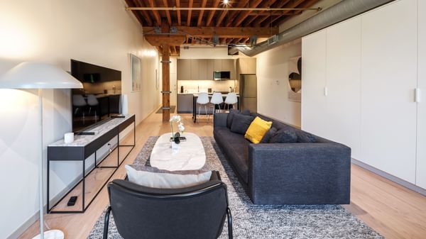 Cobbler Square Renovated Kitchen Living 2