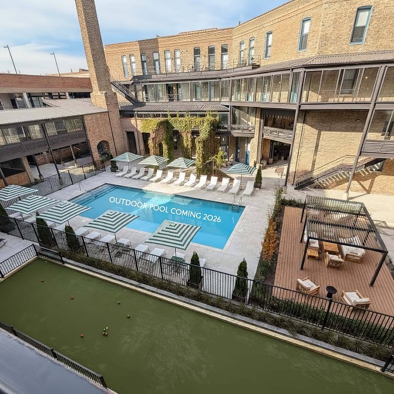 Cobblersquarelofts outdoor pool rendering