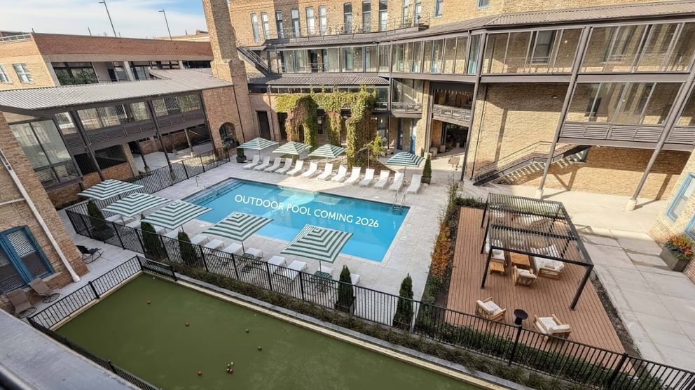 Cobblersquarelofts outdoor pool rendering